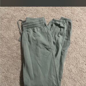 Abercrombie & Fitch Green Sweatpants